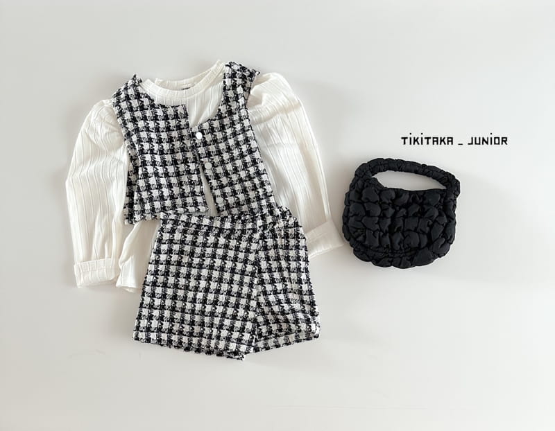 My Bebe - Korean Junior Fashion - #kidzfashiontrend - Twid Top Bottom Set - 5