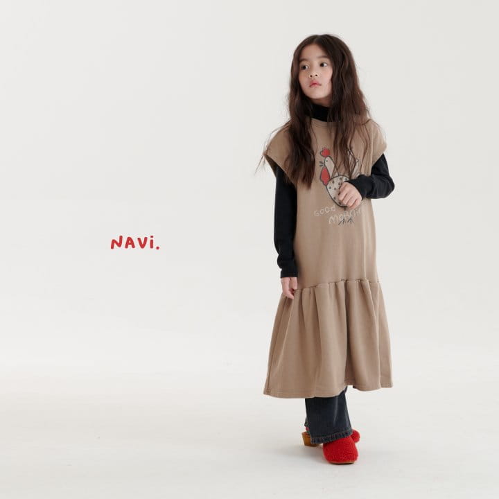 Navi - Korean Children Fashion - #stylishchildhood - Ggoggo One-piece