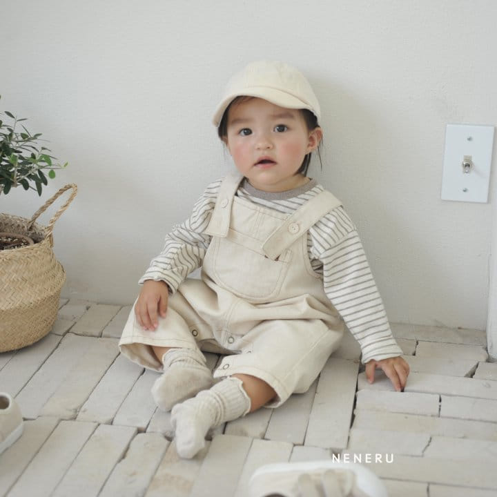 Neneru - Korean Baby Fashion - #babyfashion - Tom Tom Bebe Dungarees - 4