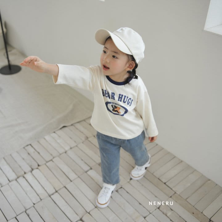 Neneru - Korean Baby Fashion - #babyfever - Bebe Hug Bear Tee - 4