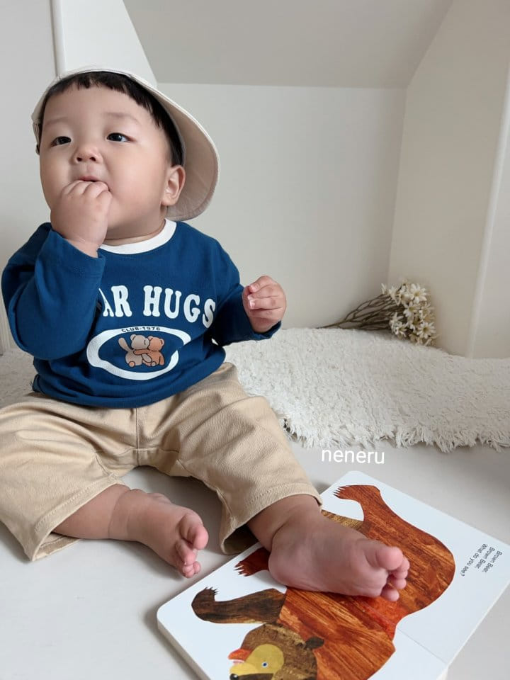 Neneru - Korean Baby Fashion - #babyoninstagram - Bebe Hug Bear Tee - 6