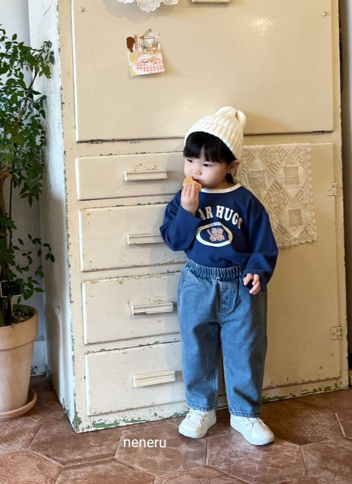 Neneru - Korean Baby Fashion - #babyootd - Bebe Hug Bear Tee - 7