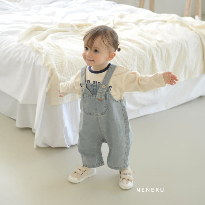 Neneru - Korean Baby Fashion - #babyoutfit - Tom Tom Bebe Dungarees - 9