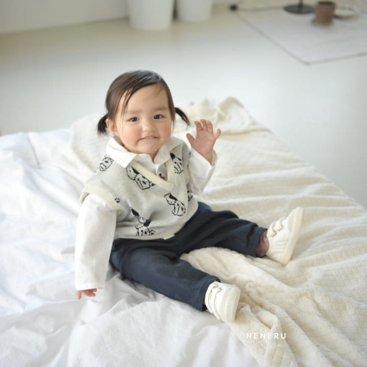 Neneru - Korean Baby Fashion - #babyoutfit - Bebe Real Pants - 8