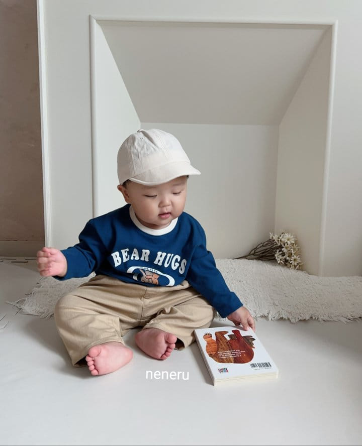 Neneru - Korean Baby Fashion - #onlinebabyboutique - Bebe Hug Bear Tee - 11