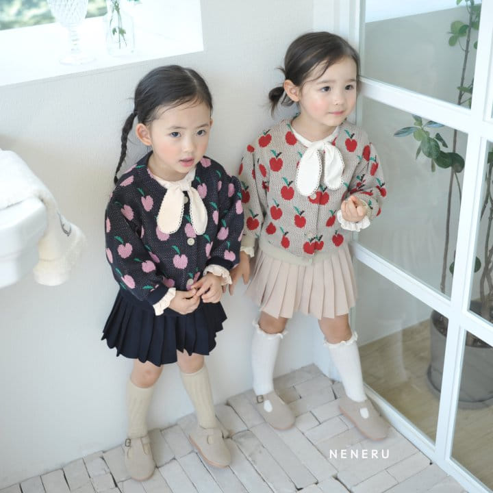 Neneru - Korean Children Fashion - #kidzfashiontrend - Apple Knit Carigan Kids - 4