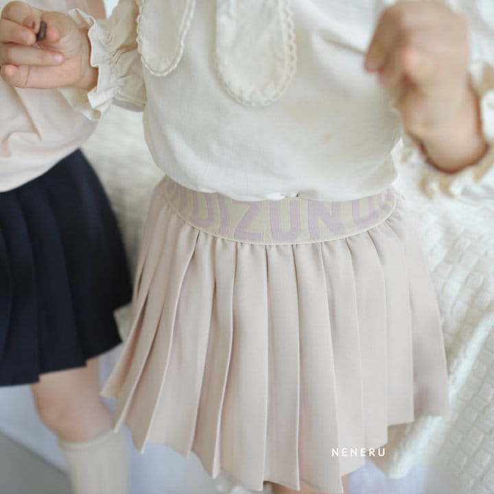 Neneru - Korean Children Fashion - #Kfashion4kids - Band Wrinkle Skirt Leggings