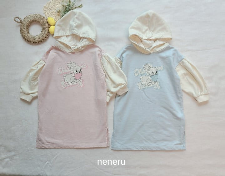 Neneru - Korean Children Fashion - #Kfashion4kids - Rabbit Hoody One-piece - 11