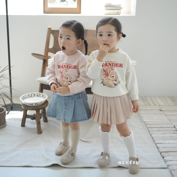 Neneru - Korean Children Fashion - #childofig - White Rabbit Tee - 2