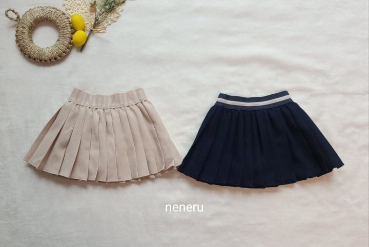 Neneru - Korean Children Fashion - #childofig - Band Wrinkle Skirt Leggings - 9