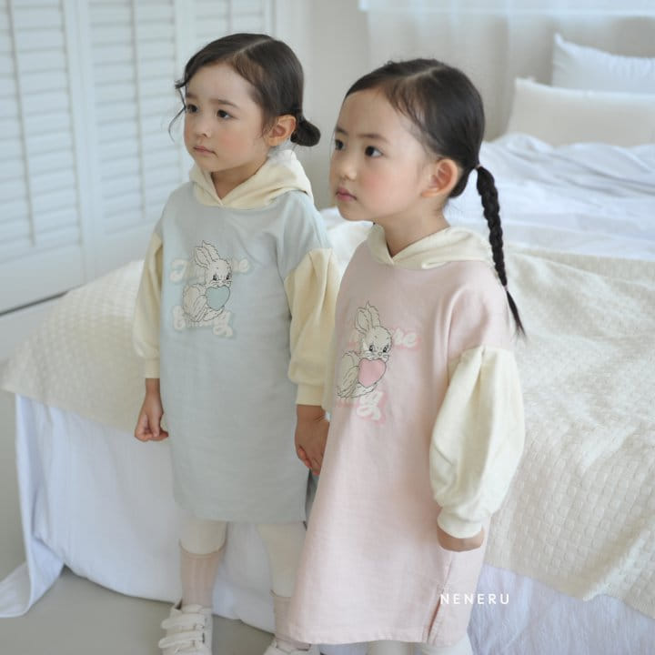 Neneru - Korean Children Fashion - #childofig - Rabbit Hoody One-piece - 3