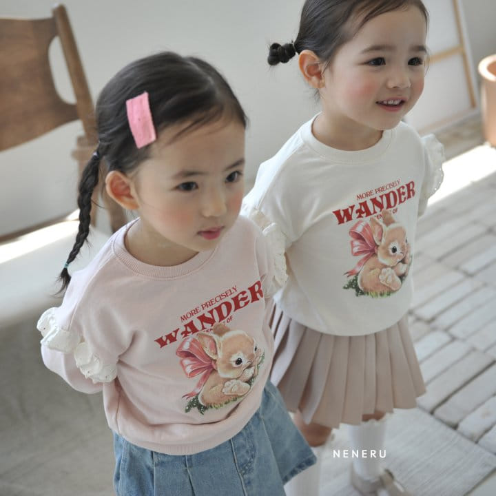 Neneru - Korean Children Fashion - #childrensboutique - White Rabbit Tee - 4