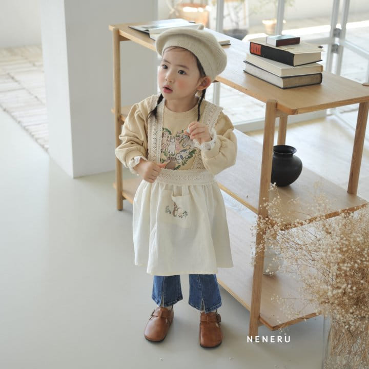 Neneru - Korean Children Fashion - #designkidswear - Heart Rabbit Tee - 3