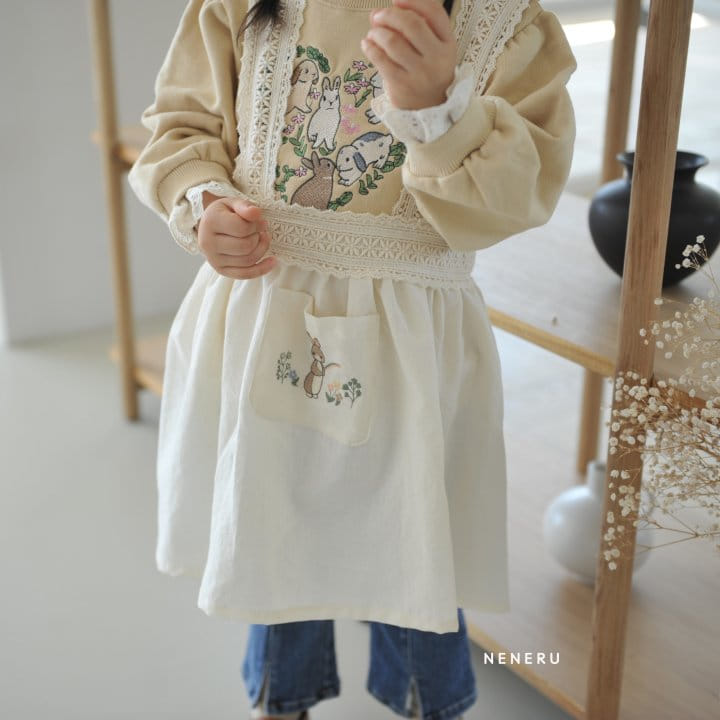 Neneru - Korean Children Fashion - #designkidswear - Heart Rabbit Tee - 4