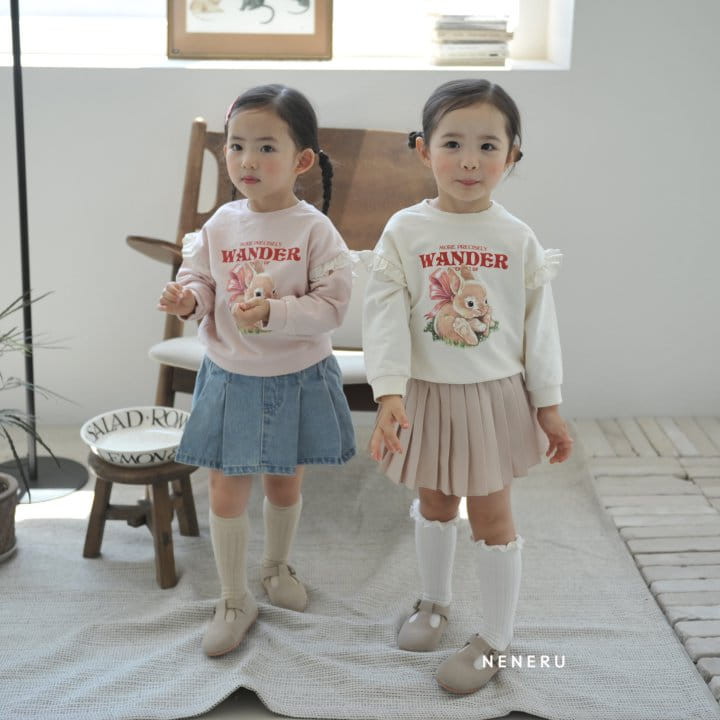 Neneru - Korean Children Fashion - #fashionkids - White Rabbit Tee - 6