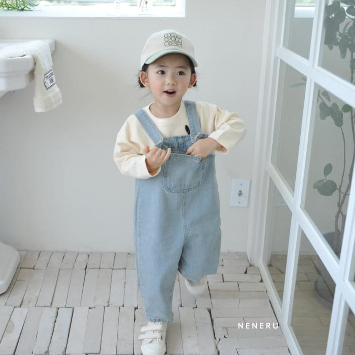 Neneru - Korean Children Fashion - #fashionkids - Tom Tom Denim Dungarees - 10