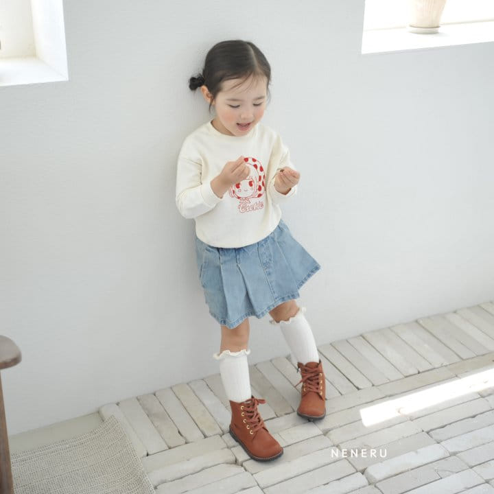 Neneru - Korean Children Fashion - #kidsshorts - Serry Tee - 5