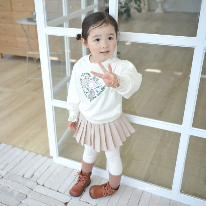 Neneru - Korean Children Fashion - #magicofchildhood - Heart Rabbit Tee - 11