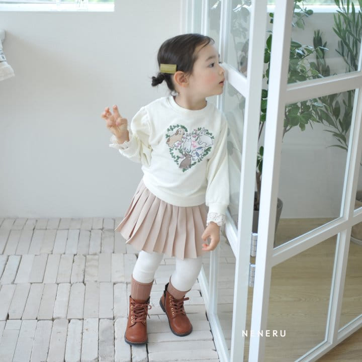 Neneru - Korean Children Fashion - #minifashionista - Heart Rabbit Tee - 12