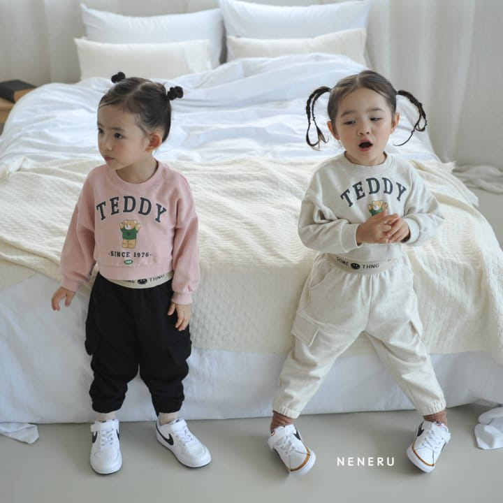 Neneru - Korean Children Fashion - #minifashionista - Smile Banding Pants - 4