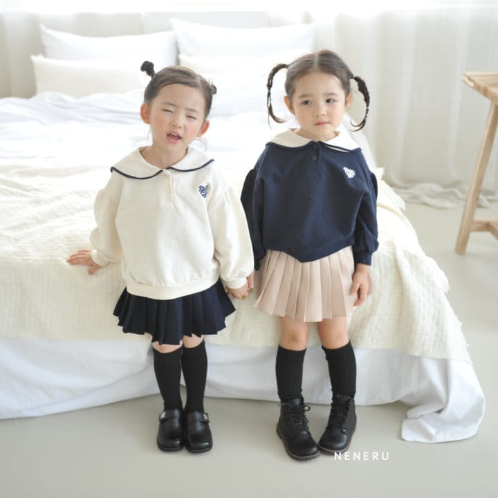 Neneru - Korean Children Fashion - #toddlerclothing - Band Wrinkle Skirt Leggings - 7