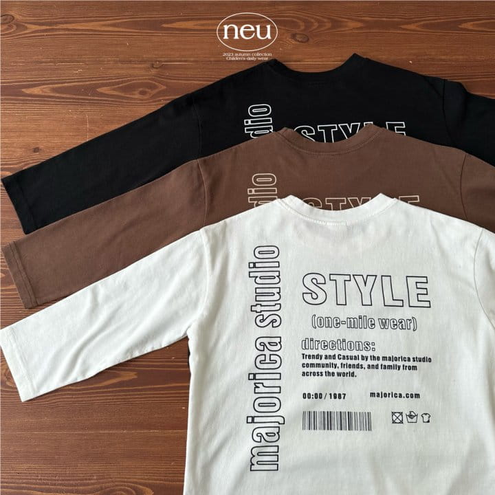 Neu - Korean Children Fashion - #childrensboutique - Barcode Tee - 7