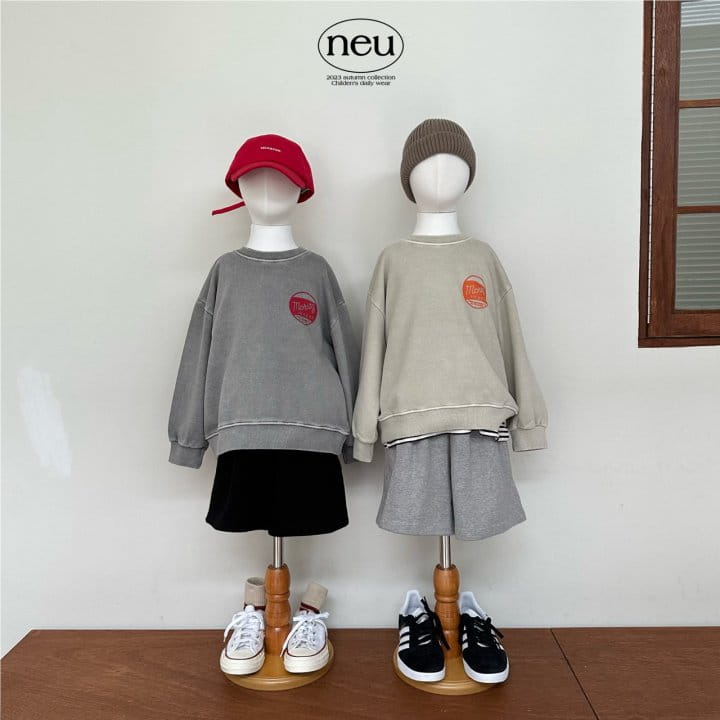 Neu - Korean Children Fashion - #stylishchildhood - Moriz Pigment Sweatshirt - 3