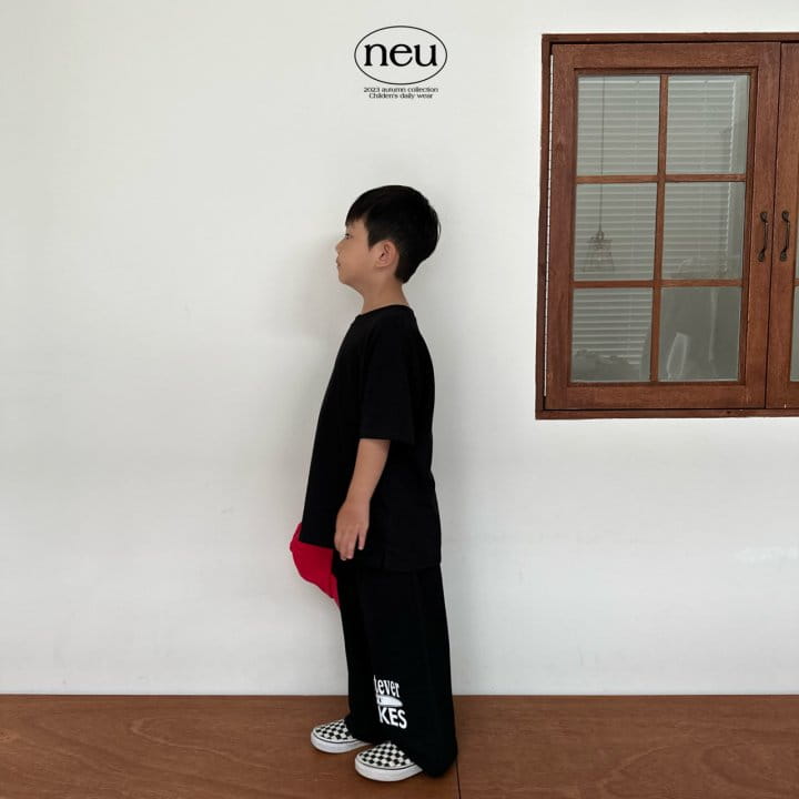 Neu - Korean Children Fashion - #toddlerclothing - Basic Tee - 5