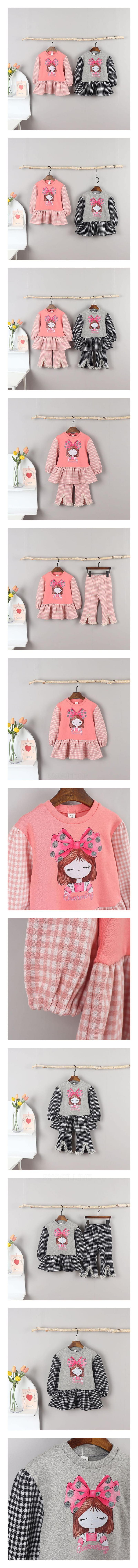 New Pierrot - Korean Children Fashion - #minifashionista - Big Ribbon One-piece