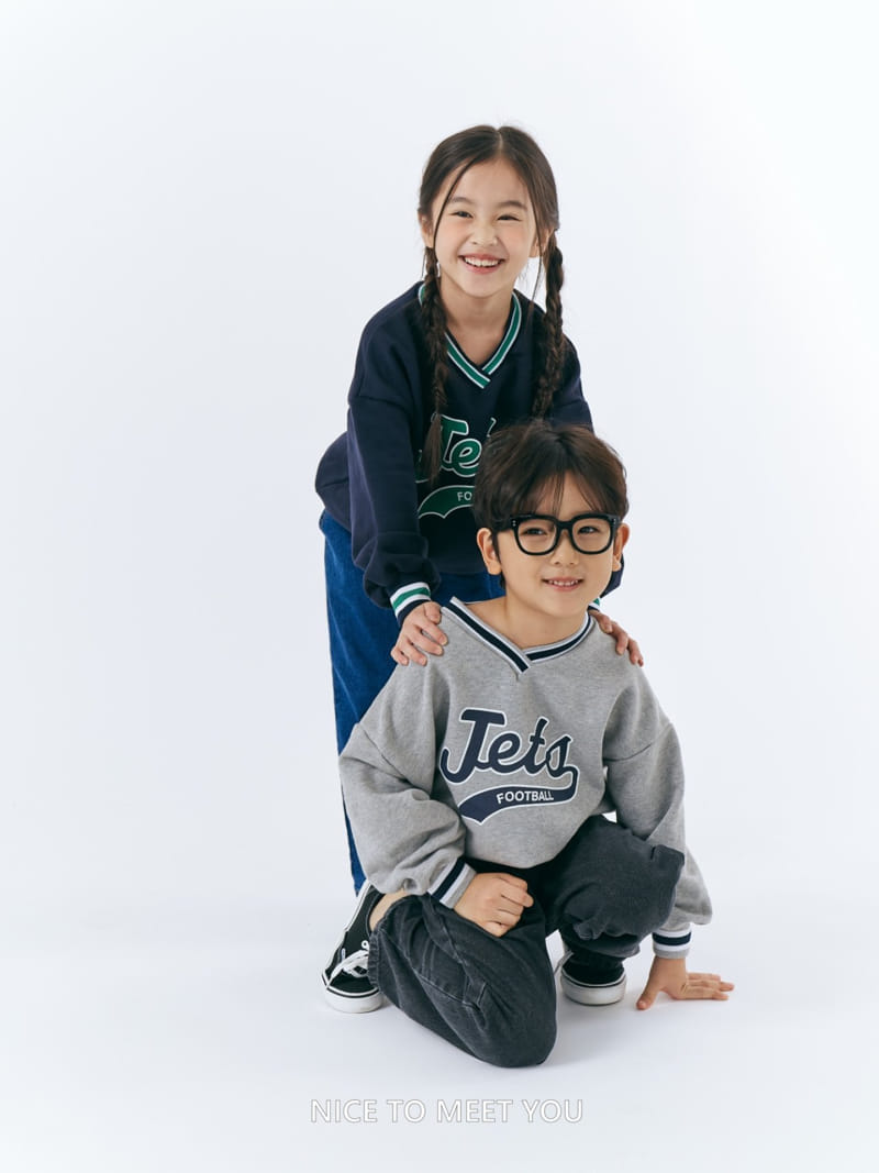 Nice To Meet You - Korean Children Fashion - #Kfashion4kids - Zet Piping Sweatshirt - 7