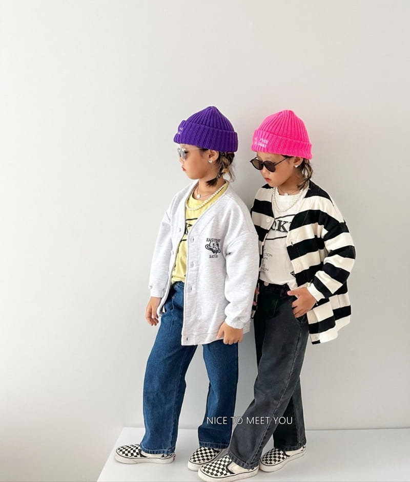 Nice To Meet You - Korean Children Fashion - #childofig - Pong Pong Cardigan - 7