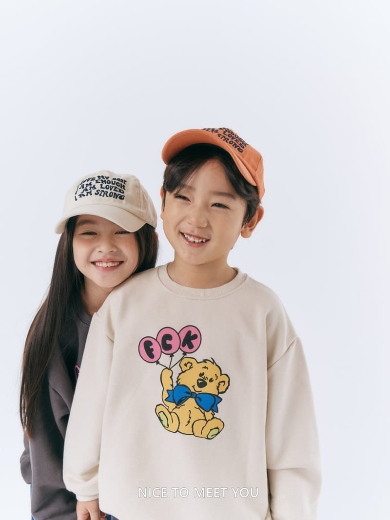 Nice To Meet You - Korean Children Fashion - #childofig - Balloon Bear Sweatshirt - 3