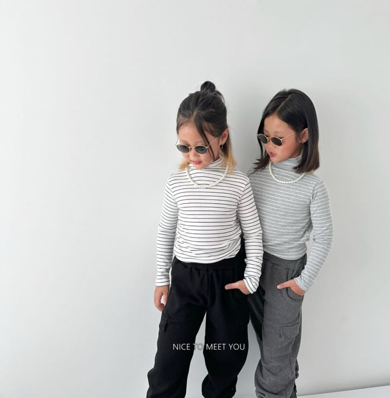 Nice To Meet You - Korean Children Fashion - #childofig - Pocket Pants - 10