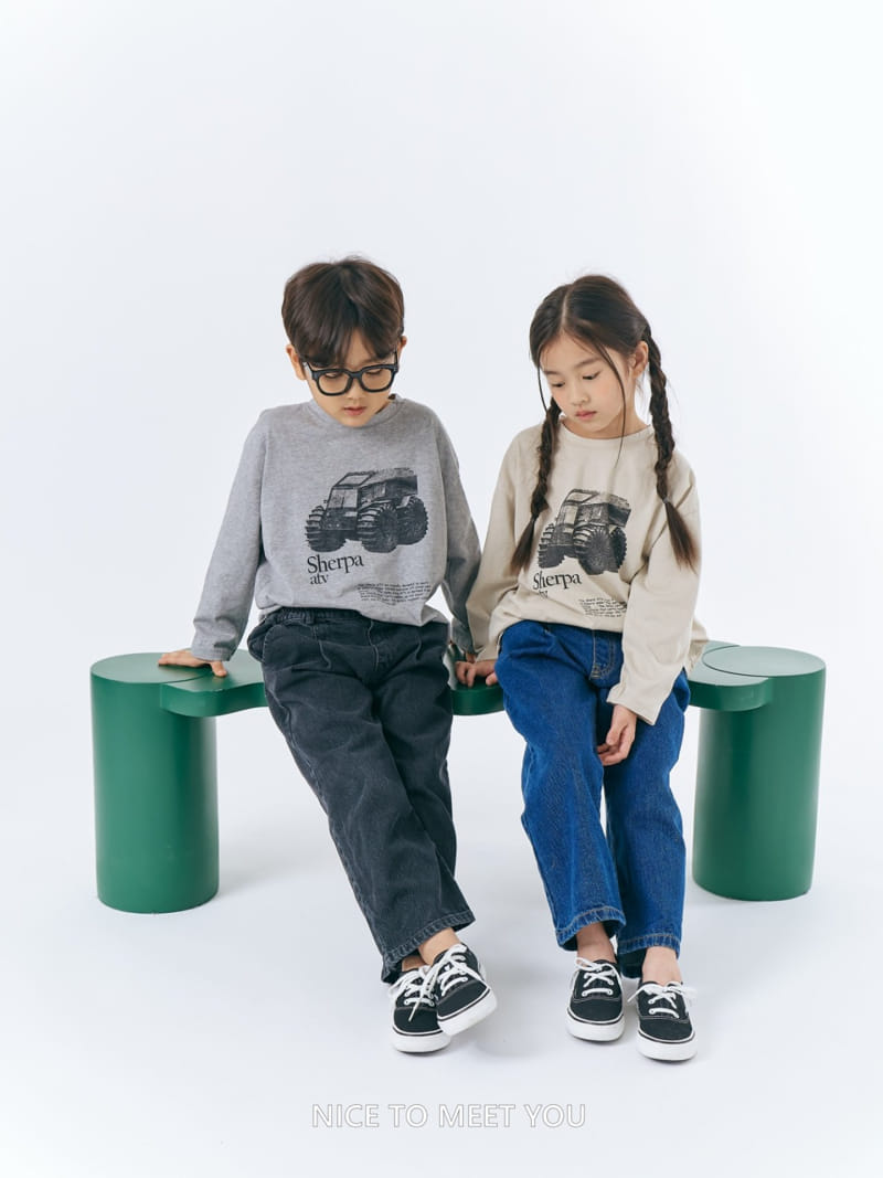 Nice To Meet You - Korean Children Fashion - #childofig - Ziff Tee - 5