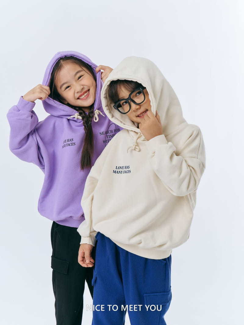 Nice To Meet You - Korean Children Fashion - #stylishchildhood - Love Hoody - 4