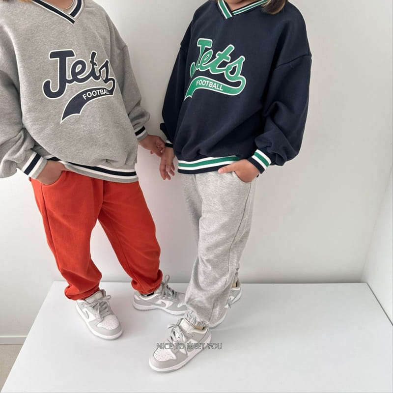 Nice To Meet You - Korean Children Fashion - #childofig - Zet Piping Sweatshirt - 12