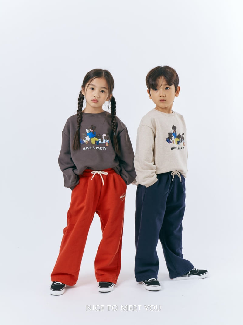 Nice To Meet You - Korean Children Fashion - #childofig - Party Sweatshirt - 11