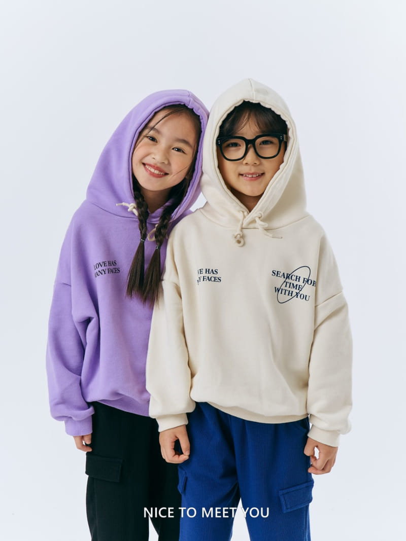 Nice To Meet You - Korean Children Fashion - #childrensboutique - Love Hoody - 5