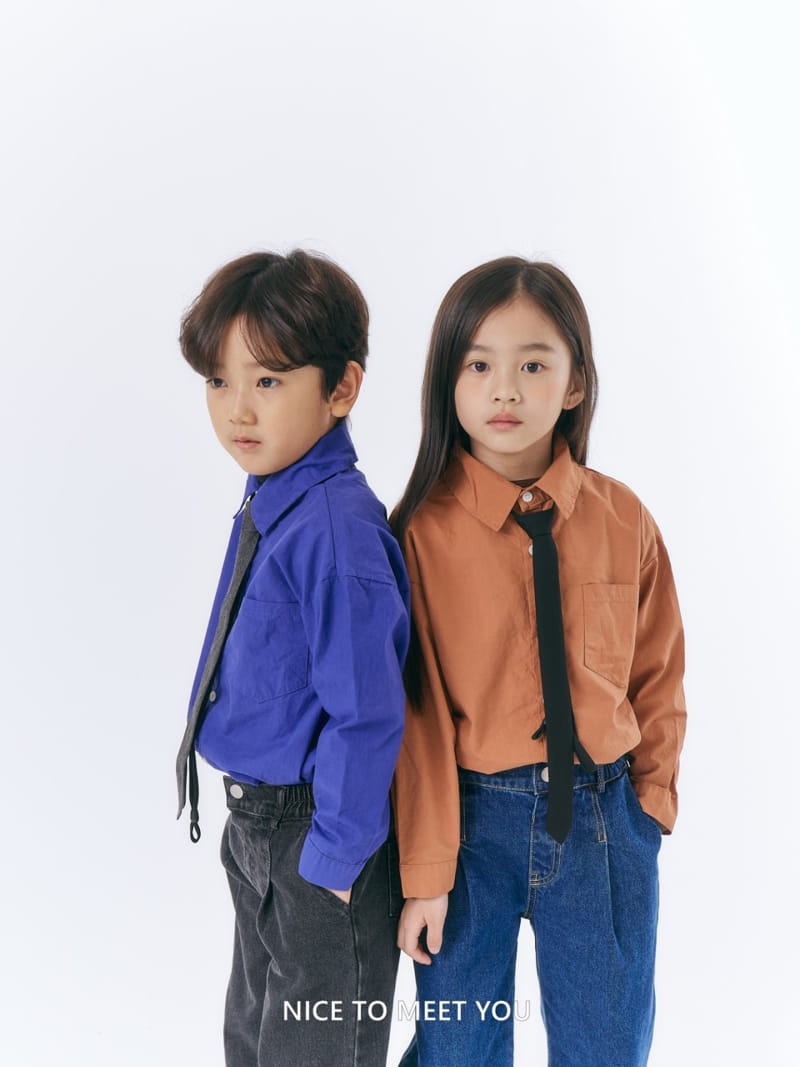 Nice To Meet You - Korean Children Fashion - #childrensboutique - Caramel Shirt - 12