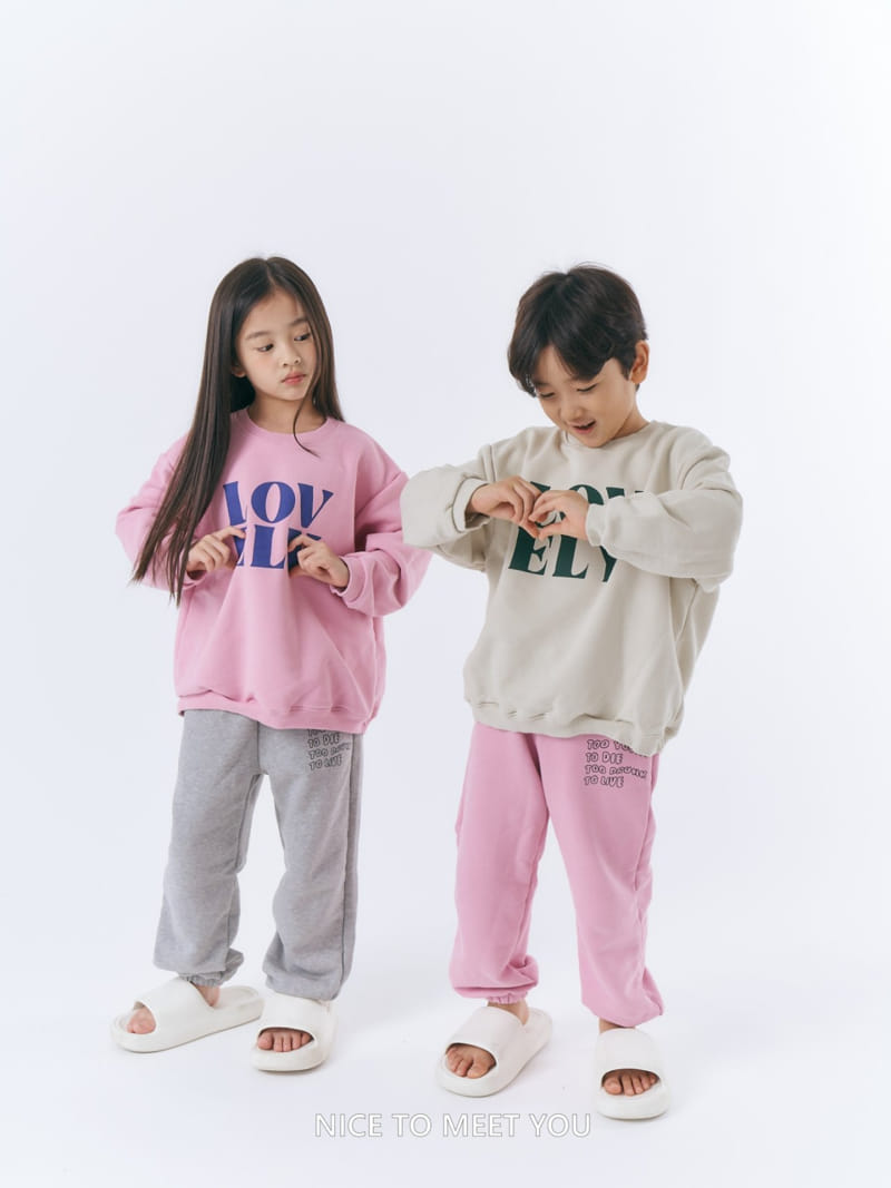 Nice To Meet You - Korean Children Fashion - #childrensboutique - Lovely Sweatshirt - 4