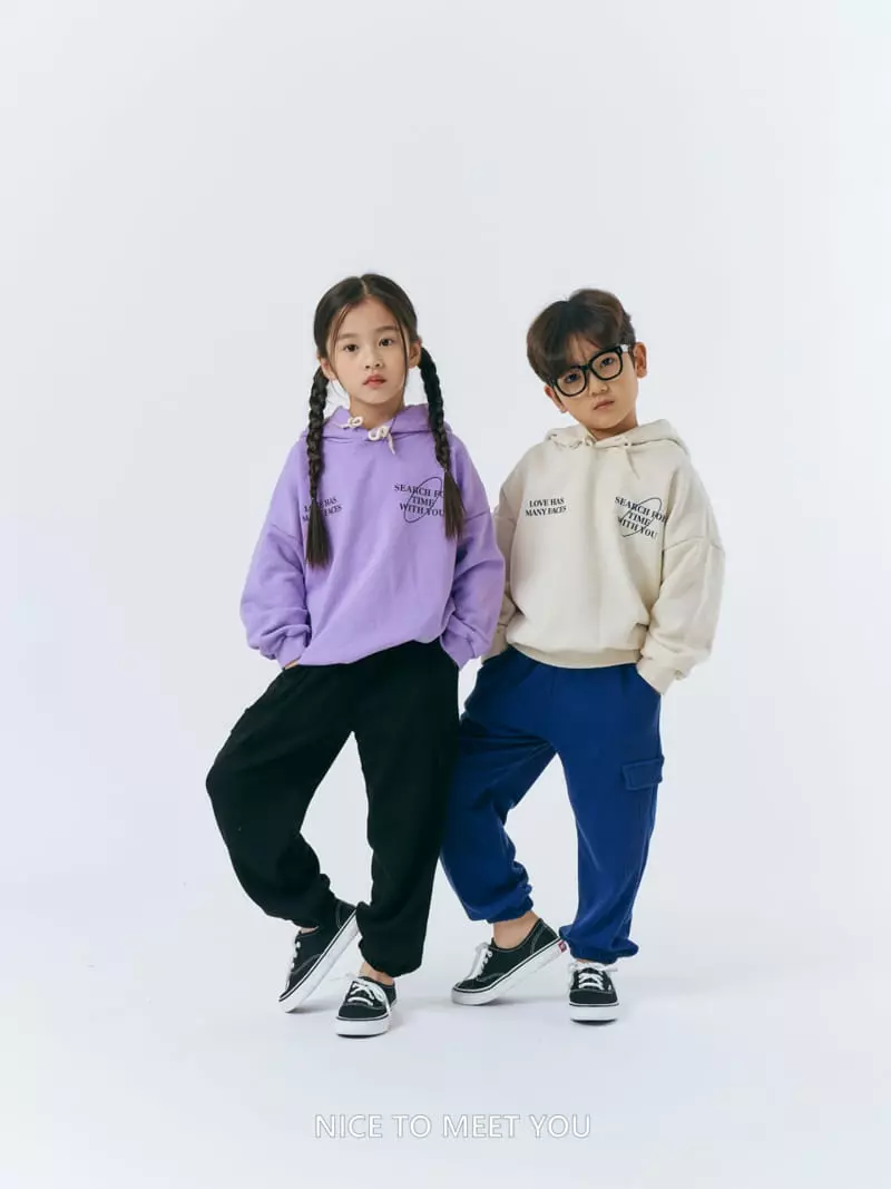 Nice To Meet You - Korean Children Fashion - #designkidswear - Love Hoody - 6