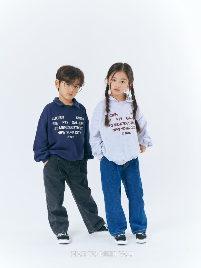 Nice To Meet You - Korean Children Fashion - #designkidswear - New York Sweatshirt - 3