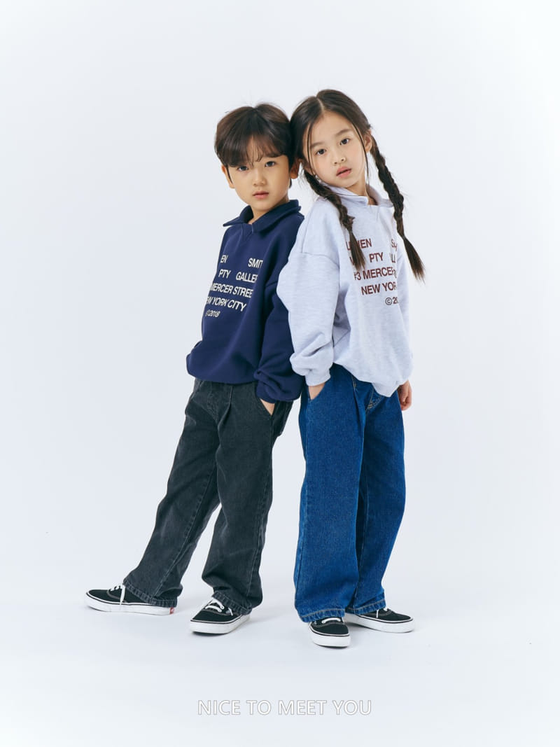 Nice To Meet You - Korean Children Fashion - #designkidswear - New York Sweatshirt - 4