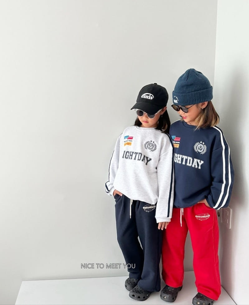 Nice To Meet You - Korean Children Fashion - #fashionkids - Day Sweatshirt - 8