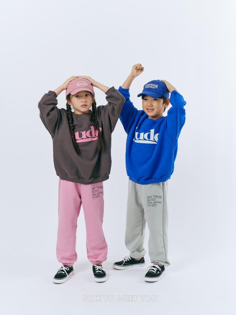 Nice To Meet You - Korean Children Fashion - #fashionkids - Jude Sweatshirt