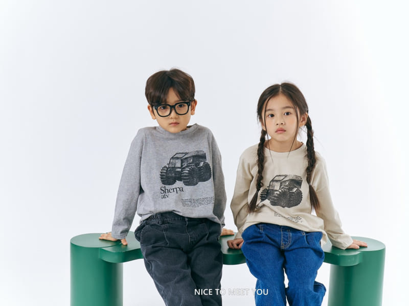 Nice To Meet You - Korean Children Fashion - #fashionkids - Ziff Tee - 9