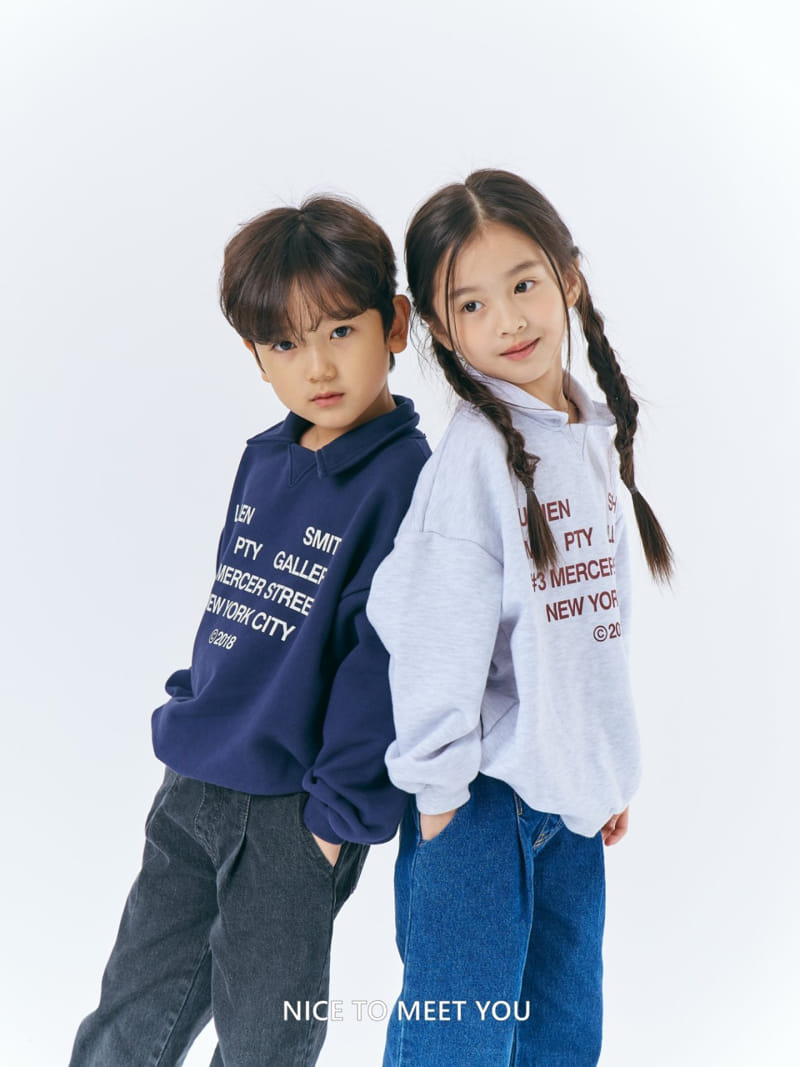 Nice To Meet You - Korean Children Fashion - #fashionkids - New York Sweatshirt - 5