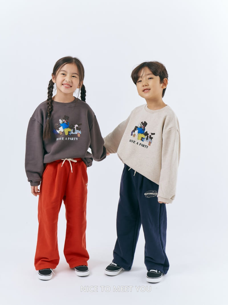 Nice To Meet You - Korean Children Fashion - #fashionkids - Party Sweatshirt - 2