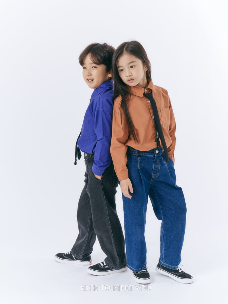 Nice To Meet You - Korean Children Fashion - #fashionkids - Caramel Shirt