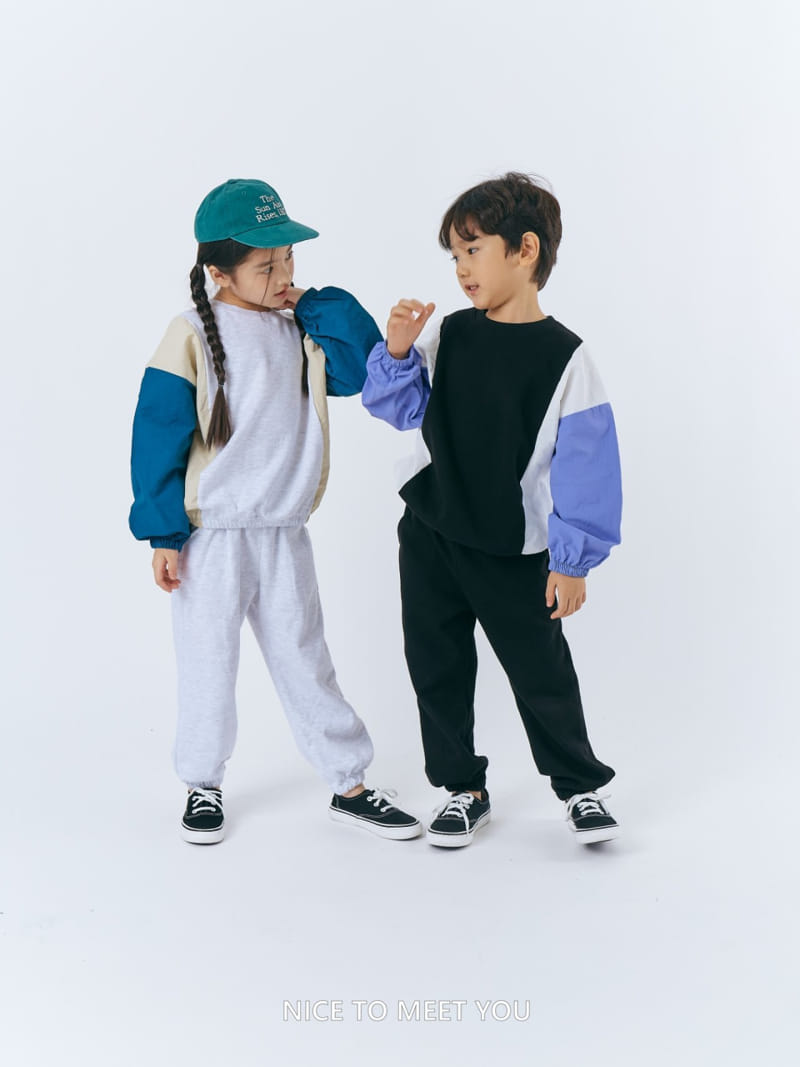 Nice To Meet You - Korean Children Fashion - #kidsshorts - One Two Three Sweatshirt - 6